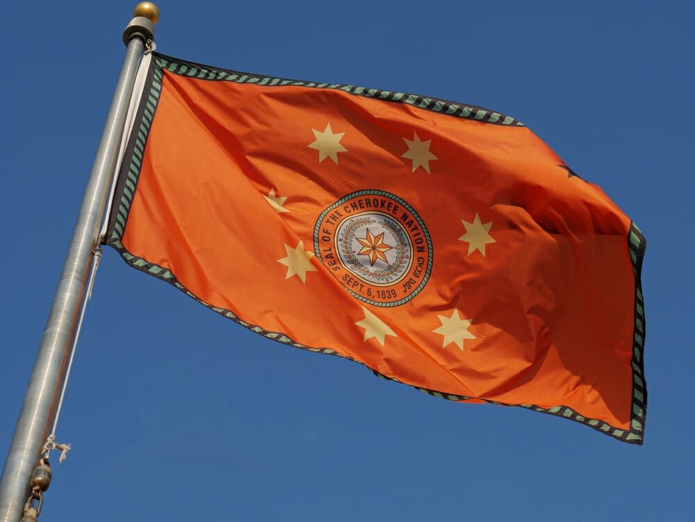 Cherokee Nation Flag Tulsa Tribe